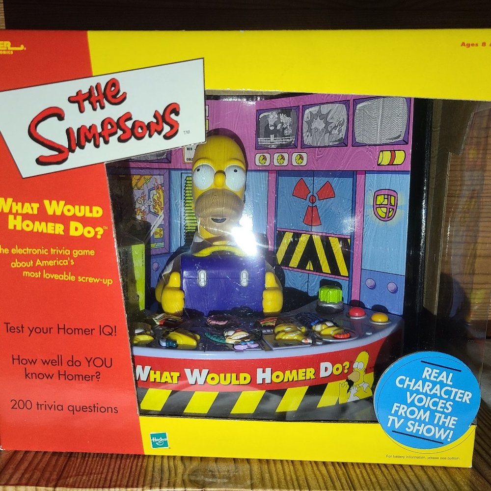 The Simpsons “What Would Homer Do?” Electronic Trivia Game (AS IS) - Picture 1 of 7